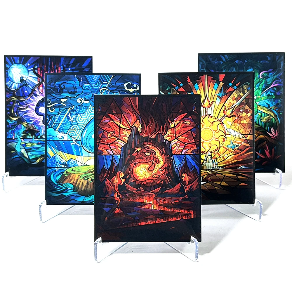 

66x91MM 60PCS Standard Size Card Sleeve High-Quality Deck Shield Card Cover for TCG/PTCG Game Card Board Game Card Trading Cards