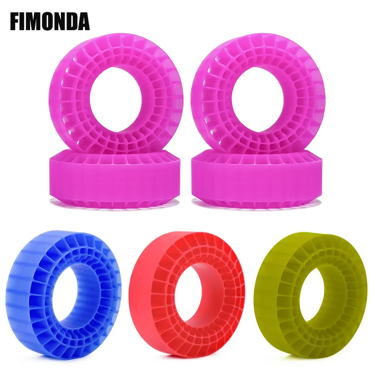 1.9'' Tires Soft Silica Gel Anti Foams Insert 108x42mm for 1/10 RC Crawler Rigs TRX4 SCX10 III CJ-7 Capra BRX01 TF2 GEN8 