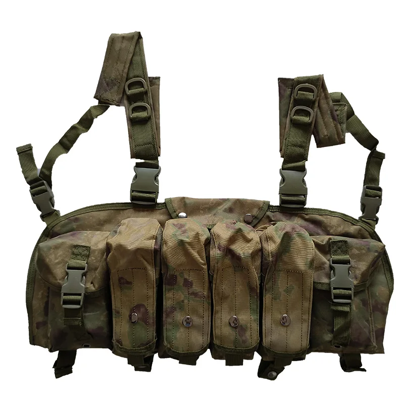 AK Chest Rig Vest Molle Tactical Military Army AK 47 Magazine Pouch For Outdoor CS Airsoft Paintball Hunting Shooting Vest Gear