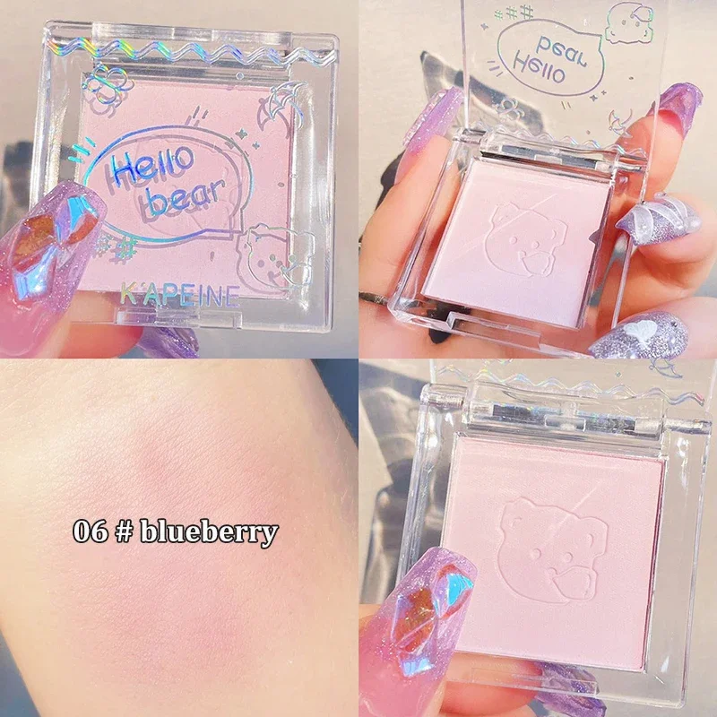 Monochrome Blush Palette Rose Hawthorn Cheek Tint Blusher Powder Natural Face Makeup Matte Peach Rouge Contour Shadow Palette