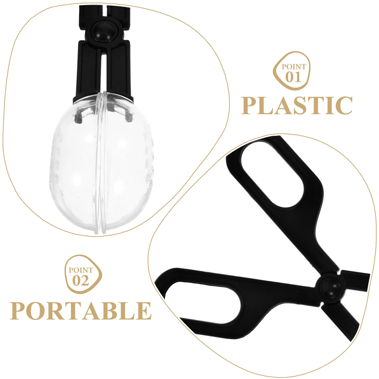 

1Set Beekeeper Supplies Plastic Queen Cage Bee Catching Clip Beekeeping Tools Kit Multi-Functional Bee Breeding Equipment