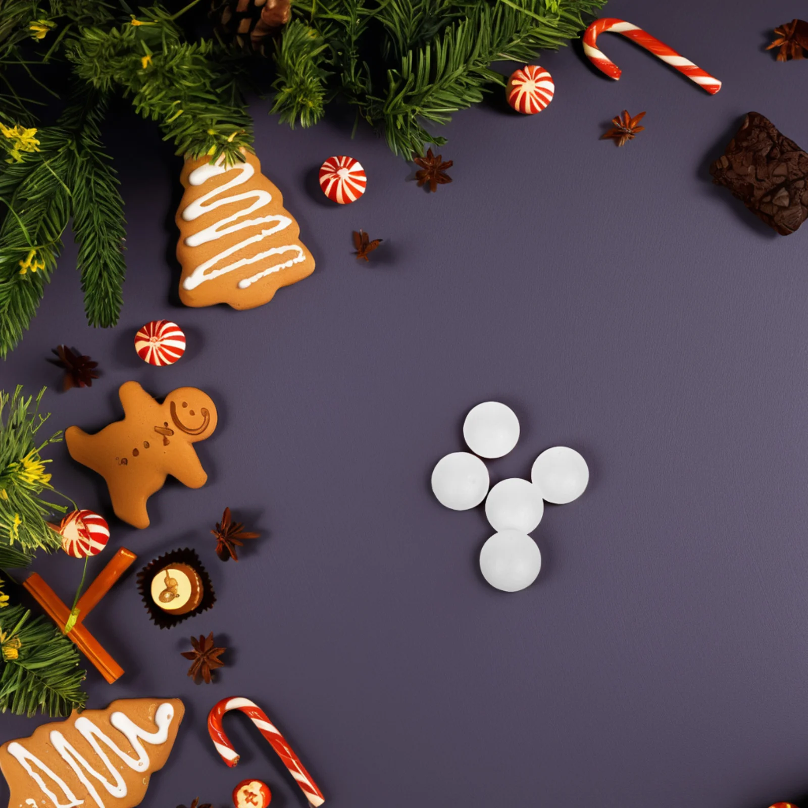 

120Pcs 4cm White Foam Balls Christmas DIY Craft Material Easy Paint Great Project All Ages Winter New Year Celebration