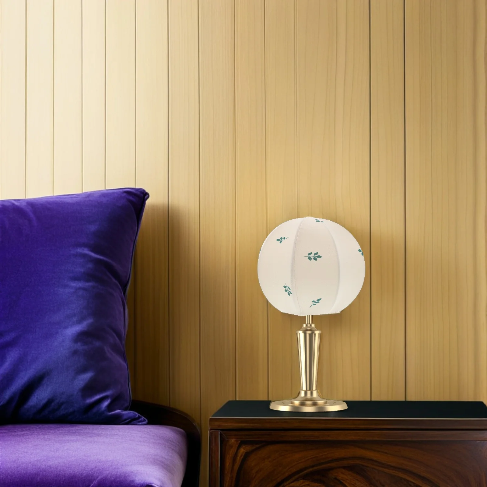 

Round Fabric Lampshade for Bedside Table Lamp Living Room Bedroom Floor Light Decorative Cover Metal Lamp Shades