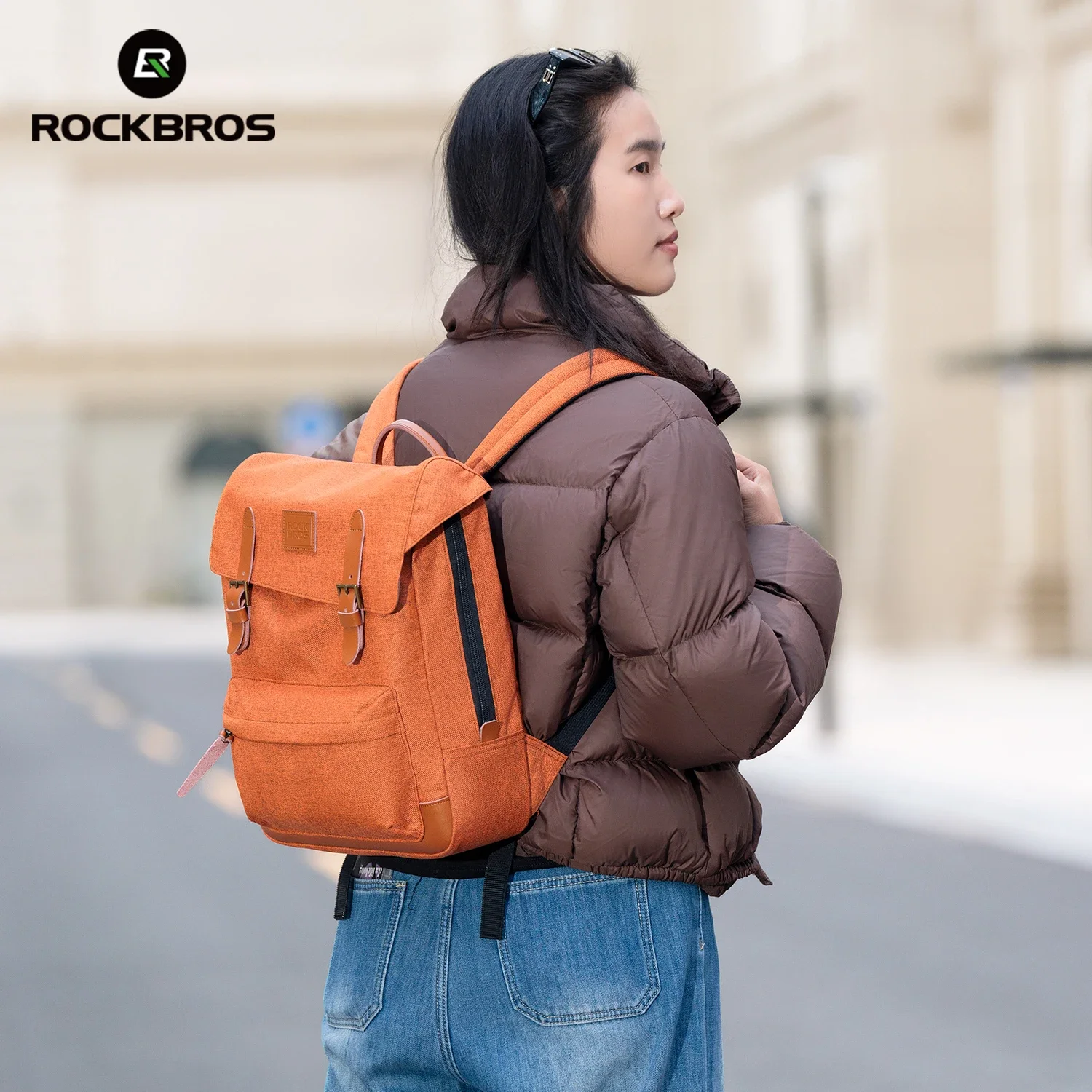 ROCKBROS Backpack Portable Wear-resistant Bags For Brompton Folding Bike Bags Outdoor Multifunctional Camping Cycling Bag