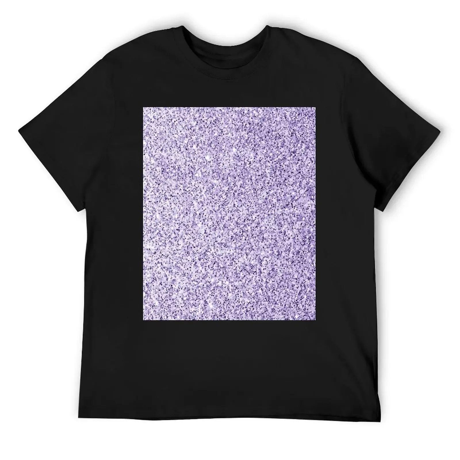 Ultra violet light purple faux glitter sparkles (Photo of Glitter - Not Reflective) T-Shirt Blouse sublime tee shirts for men