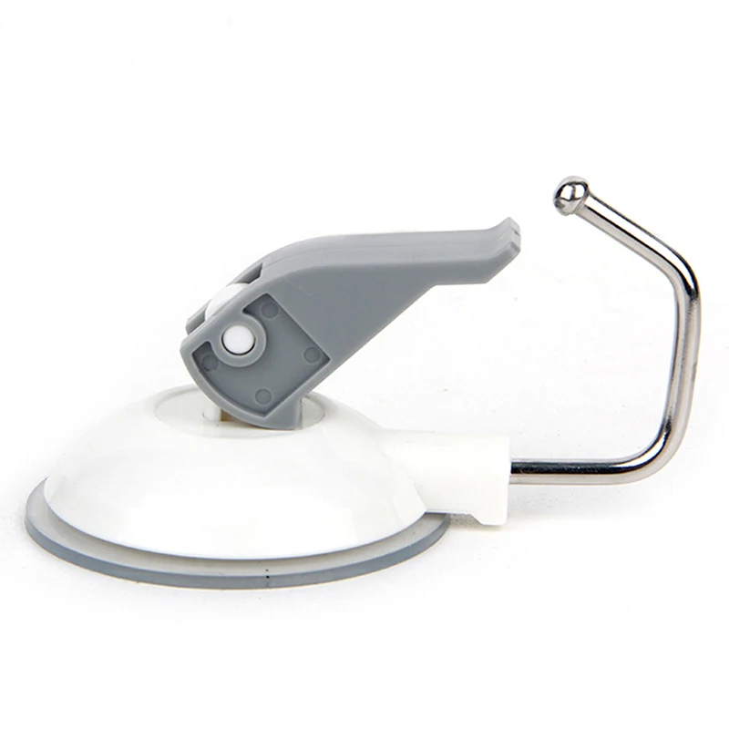 2PCS Hooks Strong Holder Hooks Suction Cup Hanging Removable Bathroom Kitchen