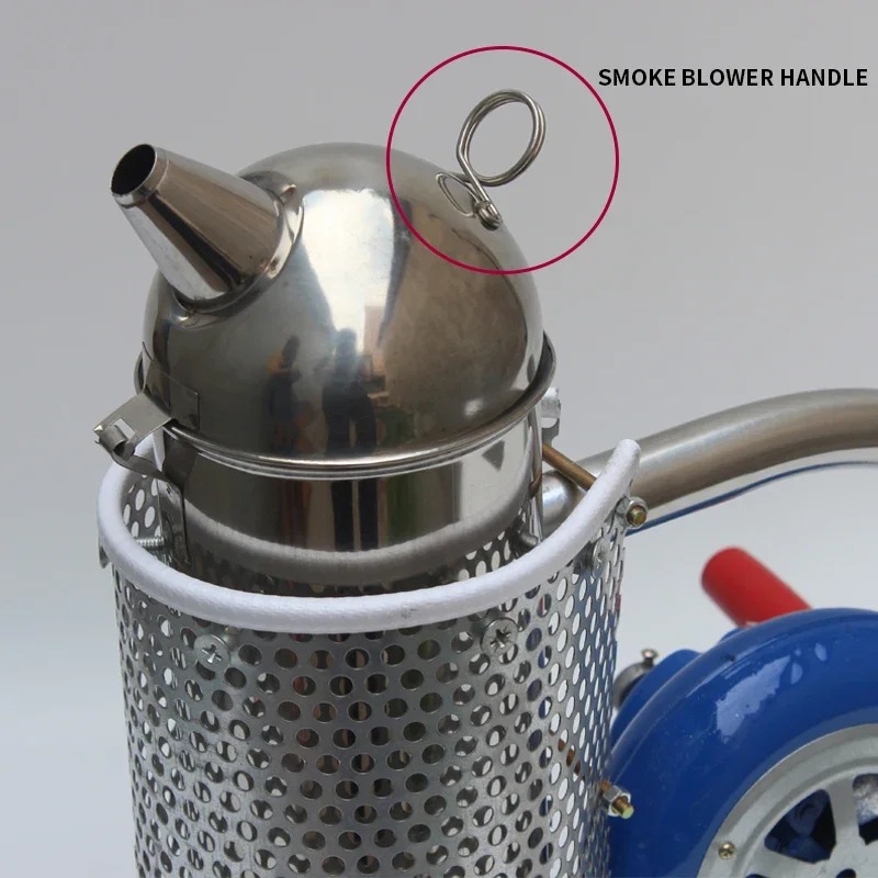 

Ручной вентилятор для курильщика, привод для копченой пчелы и пчел, нержавеющая сталь, защита от ожогов, большой курильщик, контролируемая мощность ветра