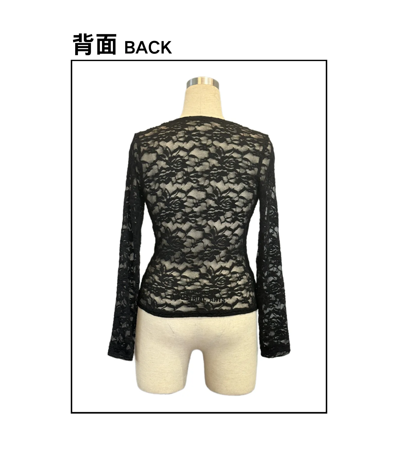 2026 Elegant V-neck Scalloped Collar Edge Solid Color Long-sleeved Slim-fitting Slim Pullover Lace Top Versatile Cw32754