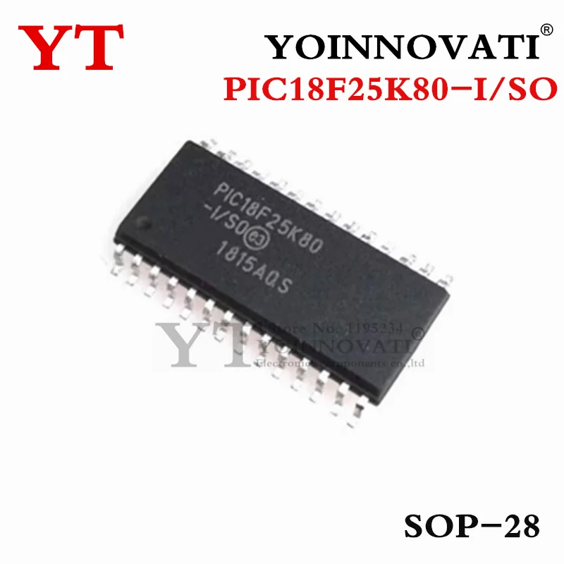 

10 шт. PIC18F25K80-I/SO 18F25K80-I/SO PIC18F25K80 18F25K80 SOP28 IC MCU 8 бит 32 КБ флэш-память 28SOIC
