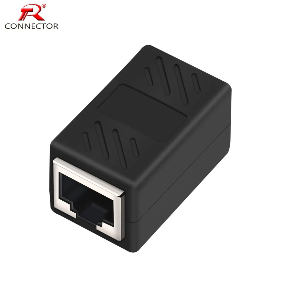 1PC RJ45 Coupler Connector Female to Female 8P8C RJ45 Network Straight Couplers 5Colors Available