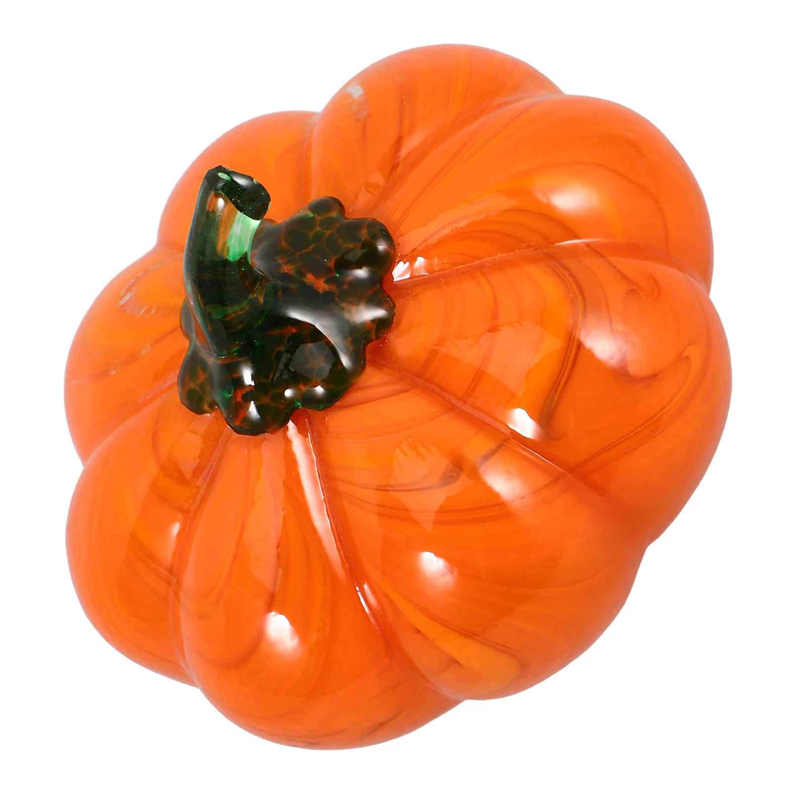 

Delicate Glass Pumpkin Ornament Lovely Living Room Decor Tiny Figurines for Party and Home Decorations Glass Pumpkin