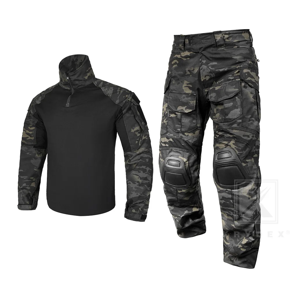 KRYDEX Gen3 Tactische BDU Camouflage Uniform Combat Sport Kleding voor Mannen Ranger Groen Kaki Tijger Streep Shirts En Broek Set