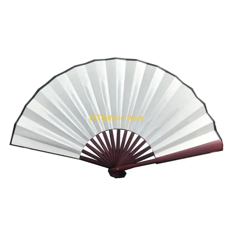 Y5GC Folding Cloth Bamboo Folding Handheld for Wedding,Party Decors