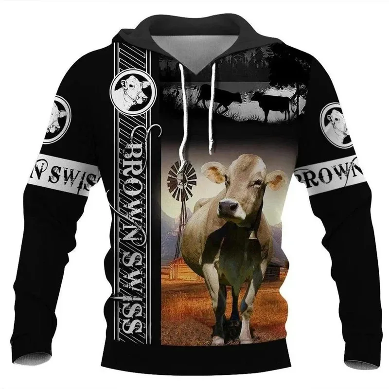1 Piece Custom Your Picture Vintage Animal Horse 3D Printed Hoodie For Men Clothing New In Hoodies & Sweatshirts Casual Streetwe