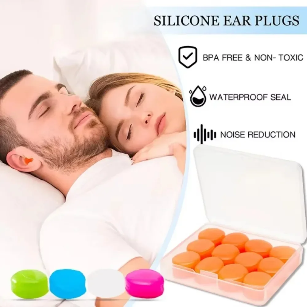 Waterproof Silicone Wax Earplugs Sleeping Aids Ear Plug Swimming Moldable Earplugs Noise Reduction Noise Cancelling Ear Plugs