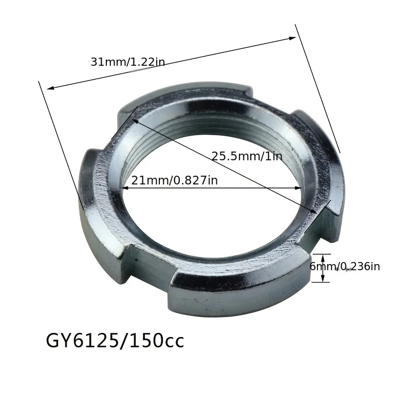 4 Stroke Scooter Moped ATV 152qmi 157qmj 139QMB 139QMA 1P37QMA Engine GY6 50 80 125 150 Standard Parts Screws Nut