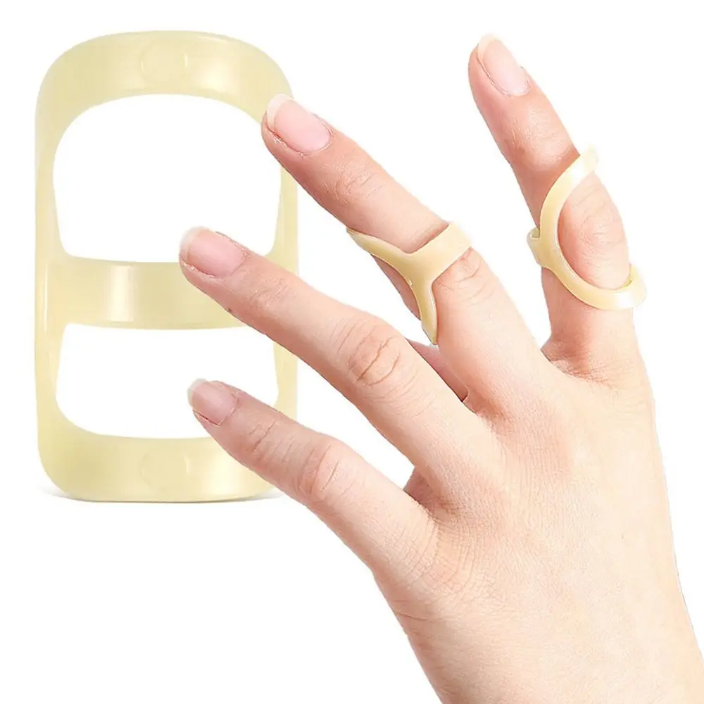 2PCS Oval 8 Bending Deformation Arthritis Finger Splint Finger Sleeve Finger Fixing Sleeve Finger Fixator