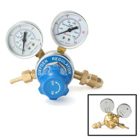 Argon Oxygen/Acetylene Pressure Regulator Reducer MIG TIG Flow Meter Gauge Gas Solid Brass Welding Fit Victor Gas Torch Cutting
