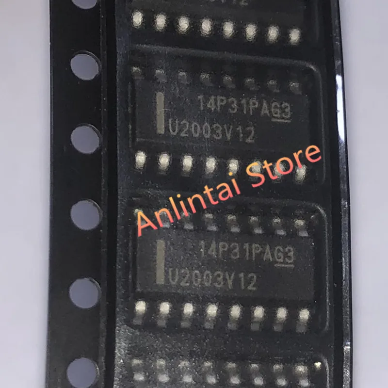 5pcs ULN2003V12DR U2003V12 ULN2003V12 IC DARL TRANS ARRAY 7CH 16SOIC Original New