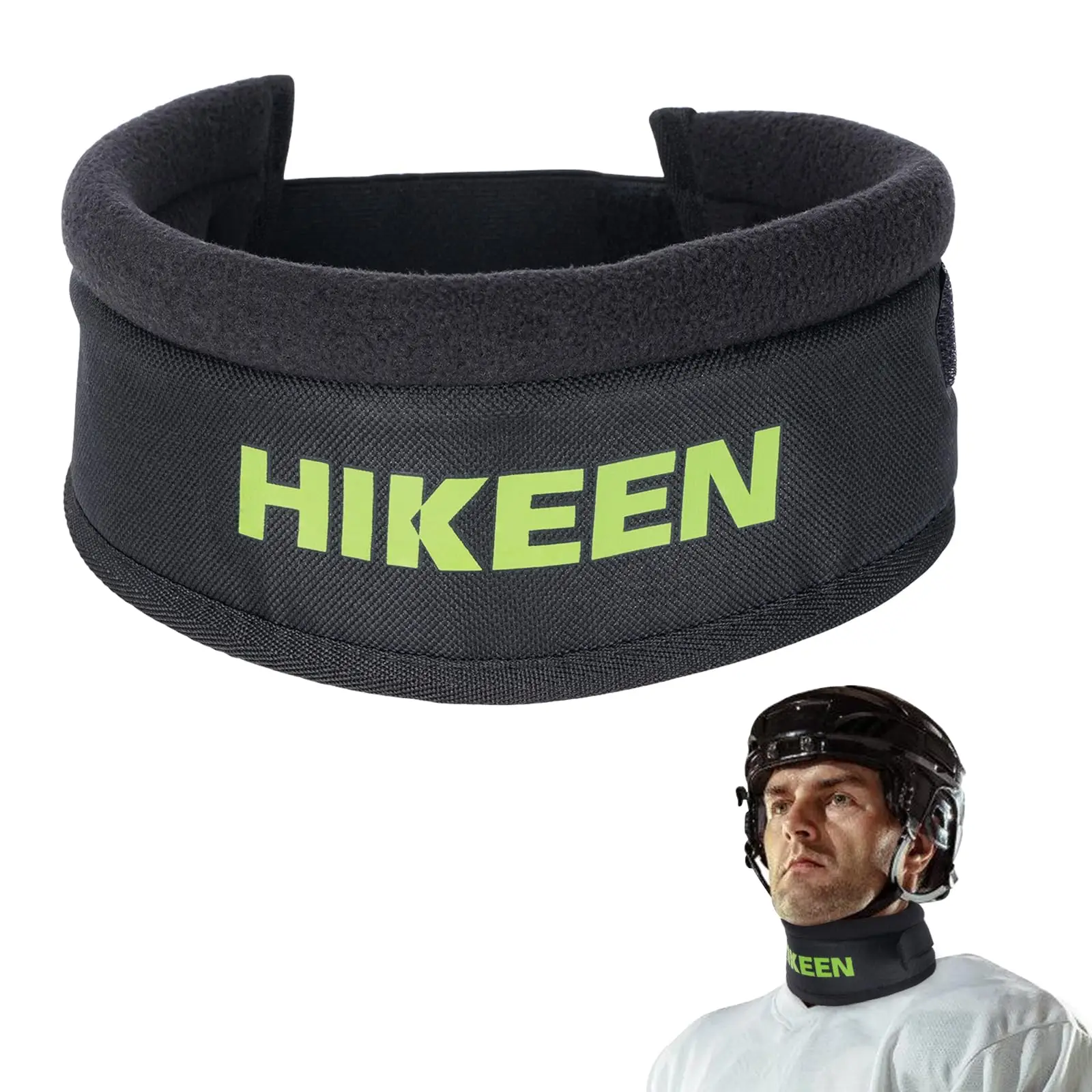 Hikeen Hockey Neck Guard,Premium Cut Resistant Protection,Adjustable & Soft Neck Protector,Optimal Safety Ice Hockey Protection