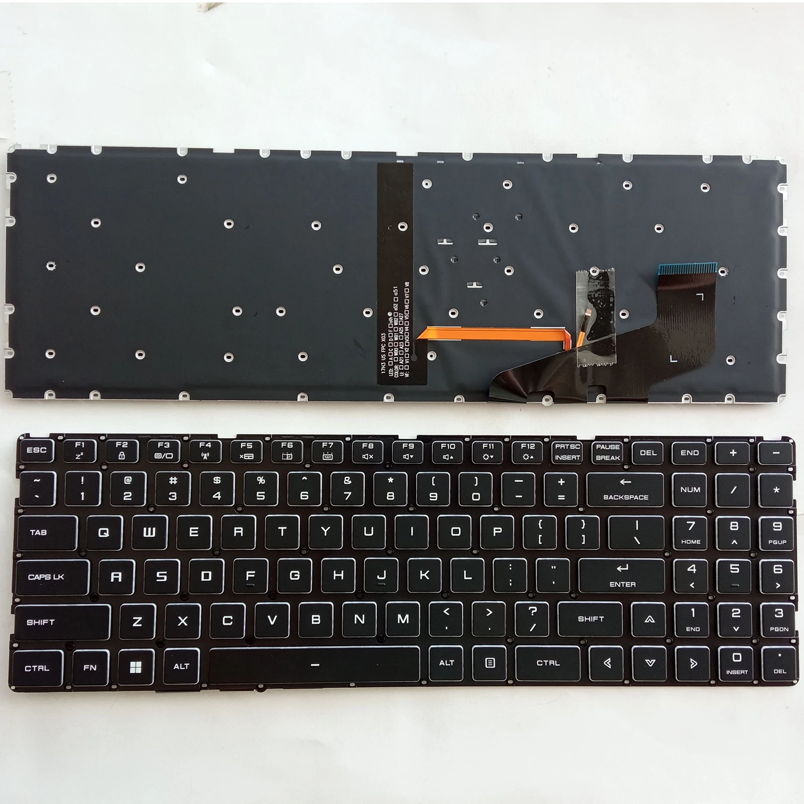 US layout for ILLEGAR RAVEN SE GK5CP5V 002-17H33LHB11 1 NCB1815 laptop backlit keyboard