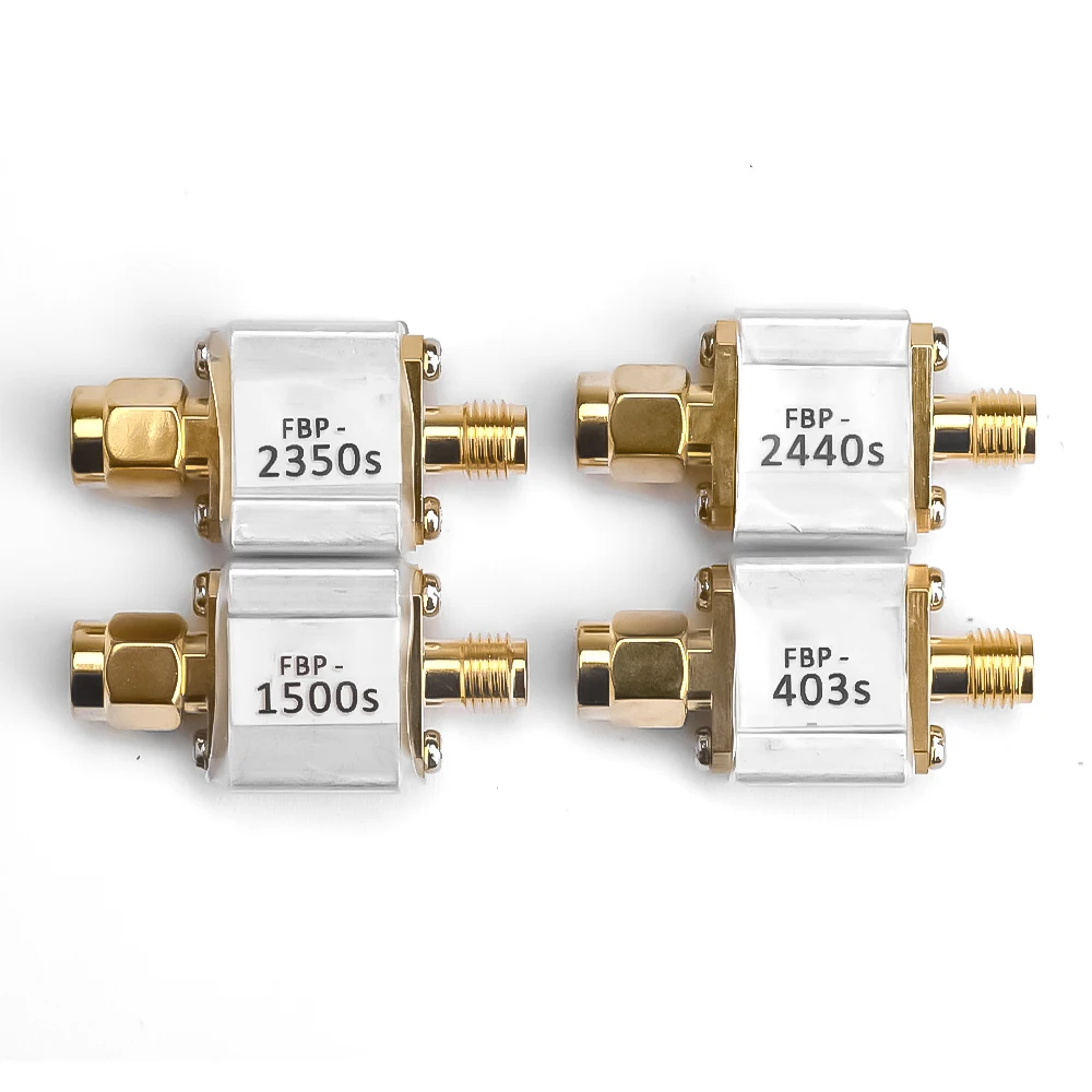 FBP-2400 2.4G 2440MHz Bandpass Filter 403MHz SAW 1500MHz 2350MHz RF Coaxial Bandpass SAW Filter with SMA interface