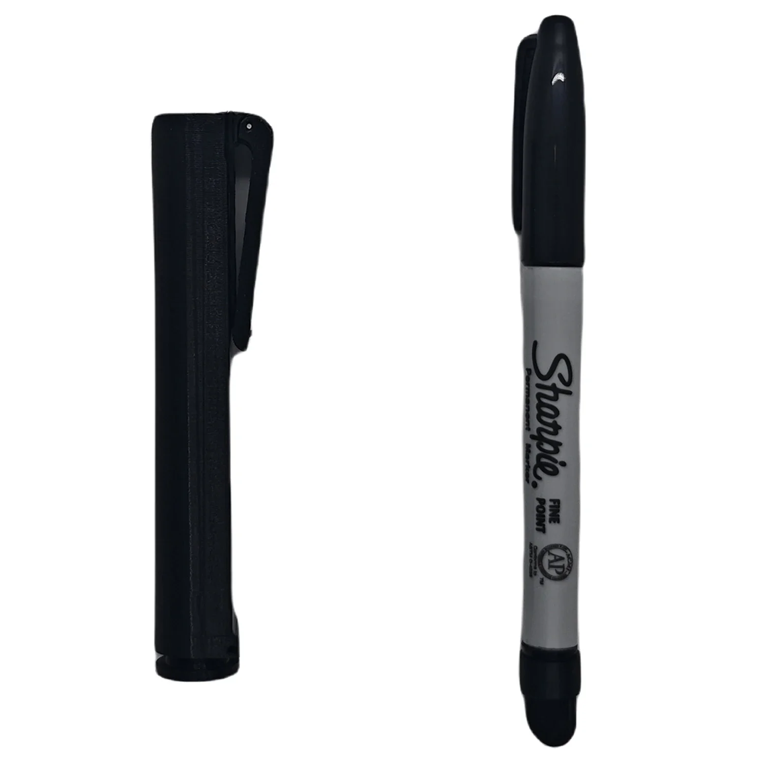 Double Cross Companion Magic Tricks Marker Holder Pen Holster with Flexible Clip Magician Go-to Carry Accessories Magia Props