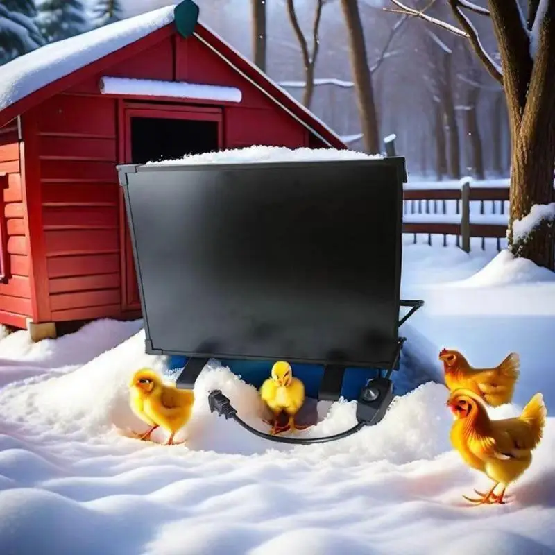 

D0AB Chick Heating Plate 145W Adjustable Coops Heating Panel for Growing Poultry Needs