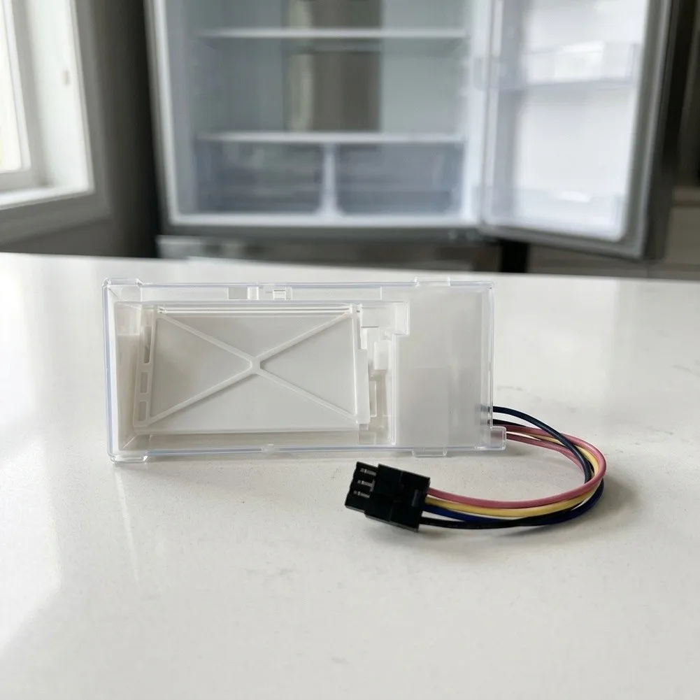 Refrigerator Electric Damper Temperature Regulator 11.5x5.1x4.8cm White Tinned Copper For Siemens KG29NV230C KG29NV290C Cooling
