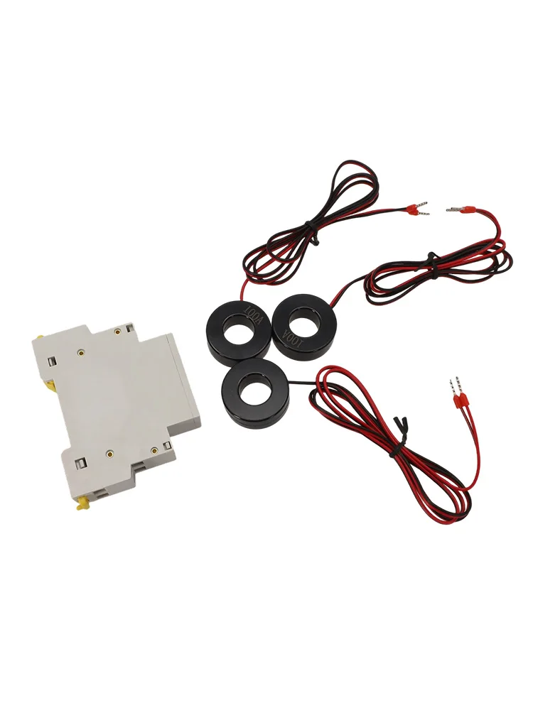 New Ampere Meter Tools TOOLS Three-phase Ammeter Din 35mm Standard Guide Rail -25 ℃~+70 ℃ 3-phase 3-digit Display