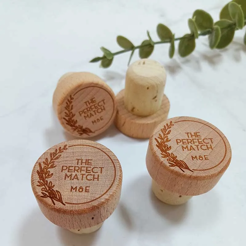 Rolhas de garrafas de vinho personalizadas, presente de festa de chá de bebê de casamento para convidados, plugue de garrafa de vinho champanhe personalizado, cortiça de vinho a granel