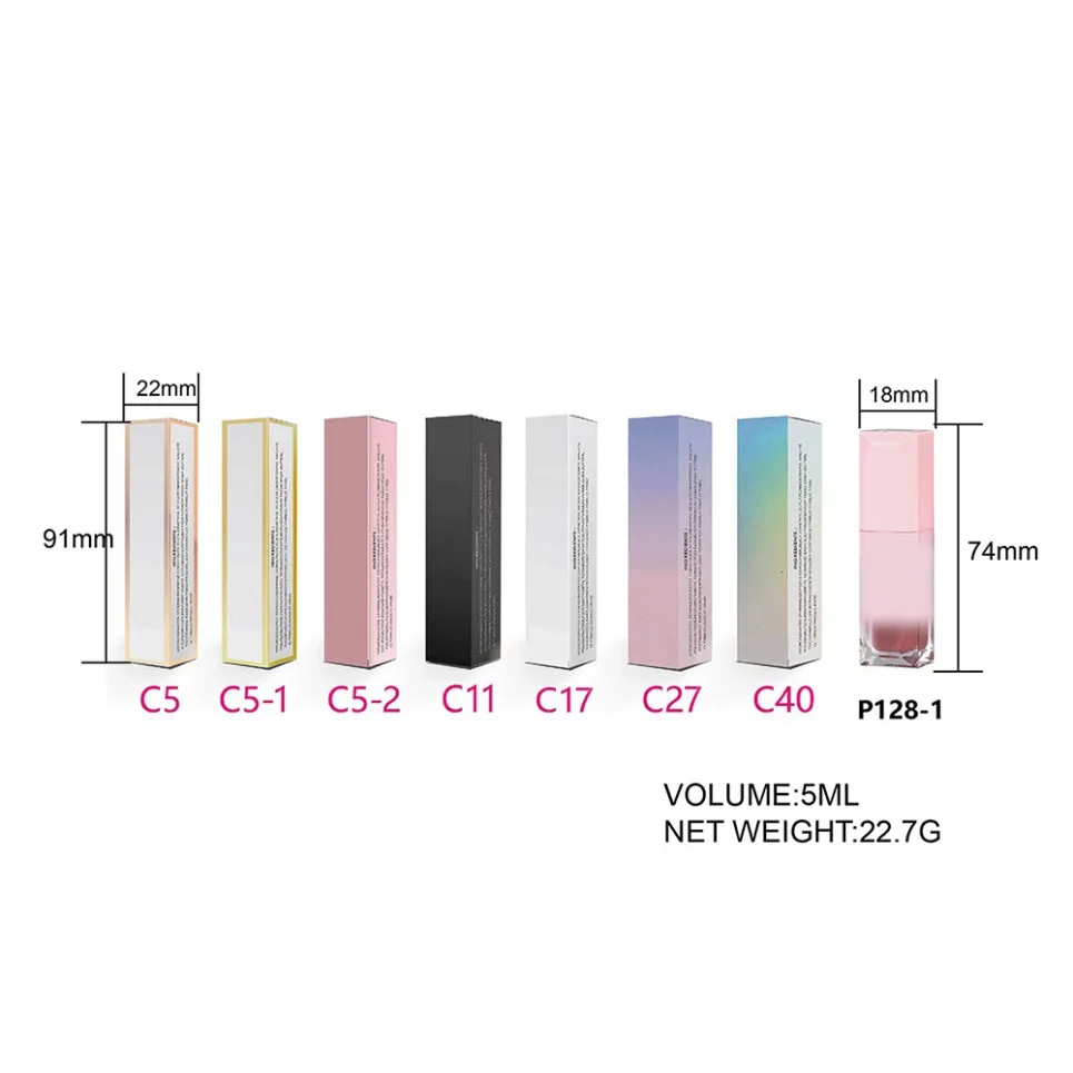 ピンクチューブ防水液体口紅リップグロスプライベートラベル長期的なビーガンリップグロスメイクアップカスタムロゴ卸売