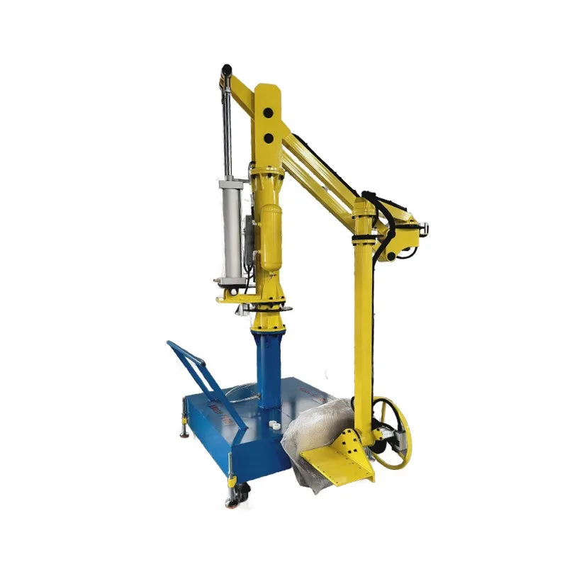 FOB Articulated Mobile Hard Arm Pneumatic Balancer With 360 Degree Rotation And 90 Degree Flip Function For Workpiece Assembly