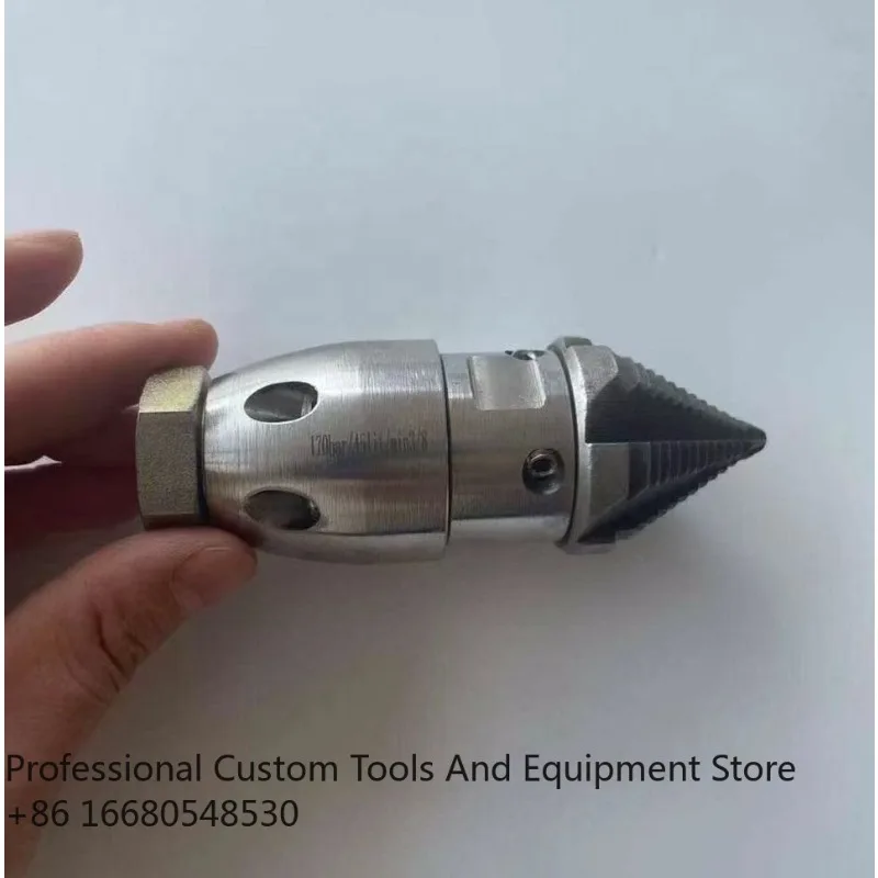 4aNew Condition High-Pressure Water Jetting & Drain Cleaning Nozzle 4-Hole Side & 6-Hole Back Cleaning Equipment Parts
