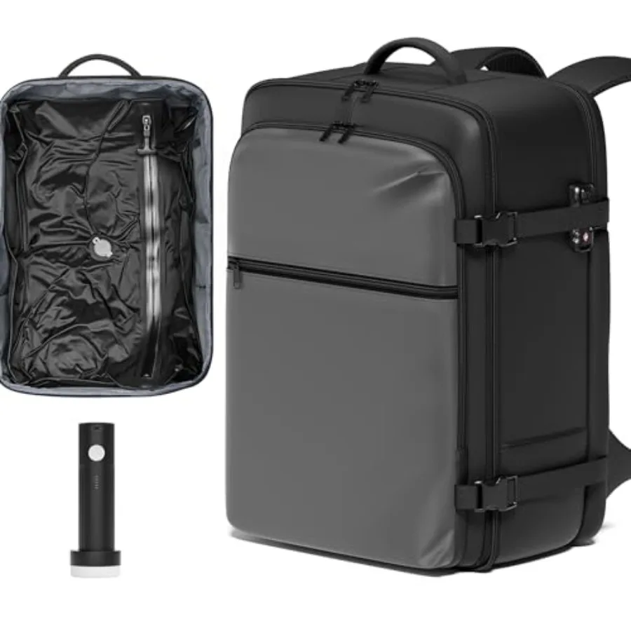 

Вакуумный рюкзак SUOCO для путешествий с портативным электрическим насосом, 45 л, ручная кладь, с системой вакуумной компрессии