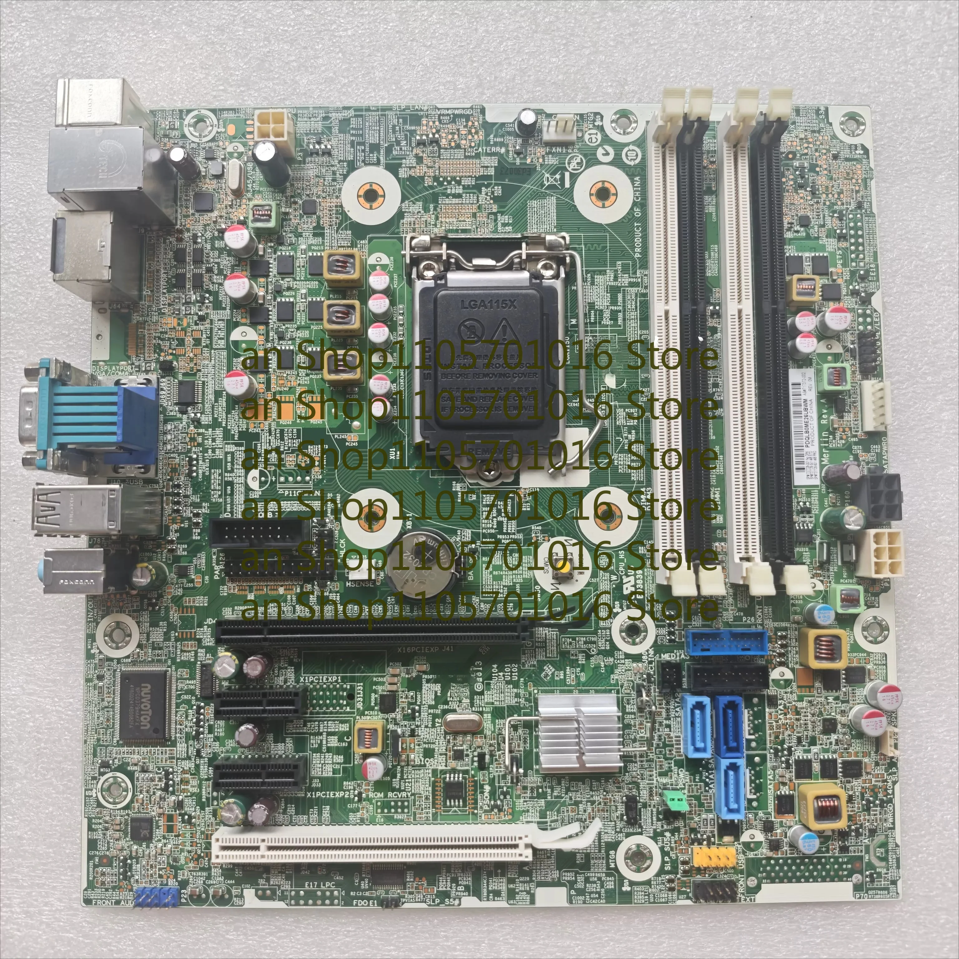 B=For 796108-001  HP EliteDesk 800 G1 SFF Motherboard 717372-003 LG1150 Mainboard 100%tested fully work