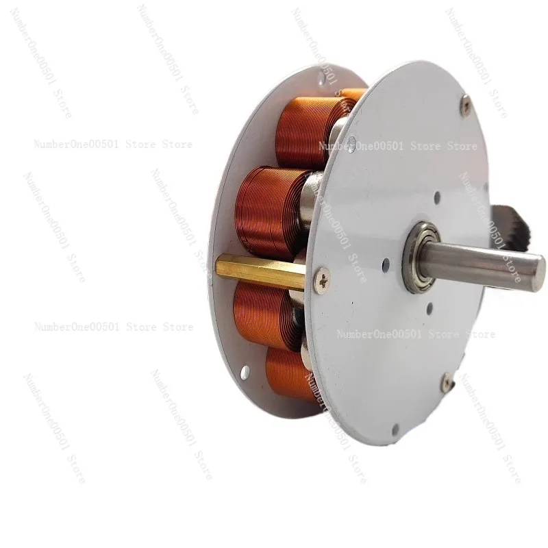 Micro disc type with iron core generator, strong magnetic, low speed, high power generation, multi-pole, three-phase alternator