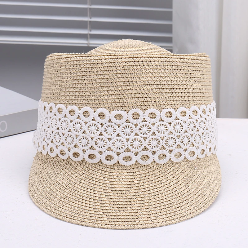 

Fashionable Solid Color Breathable Mesh Strap Hat Simple Design for Outdoor Travel Beach Vacation Sun Protection And Cooling