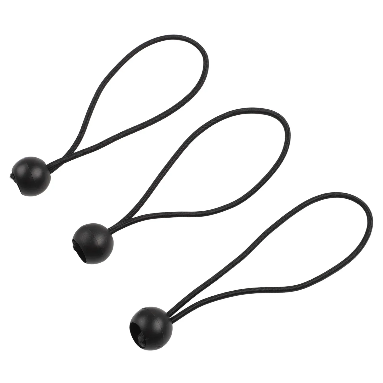 10 Pack Flag Pole Clips With Rubber Bungee Cord And Plastic Ball For Attaching Windsocks Flags To Outdoor Poles