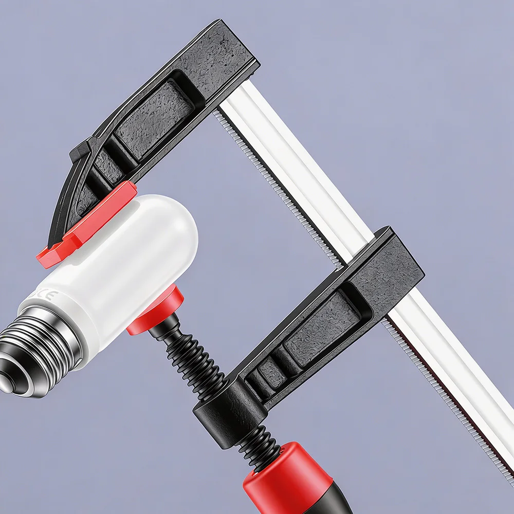 Hochleistungs-F-Klemme mit Schnellverschluss für Holzbearbeitung, Metallbefestigung, Hochfeste Tischler-, Industrie- und DIY-Handwerkzeuge – Detail 11
