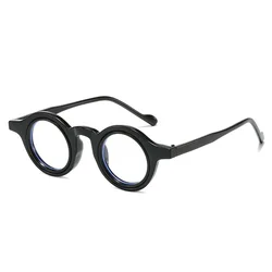 Fashionable and Personalized Niche Japanese Retro Round Small Frame Men's and Women's Artistic Glasses Frames
