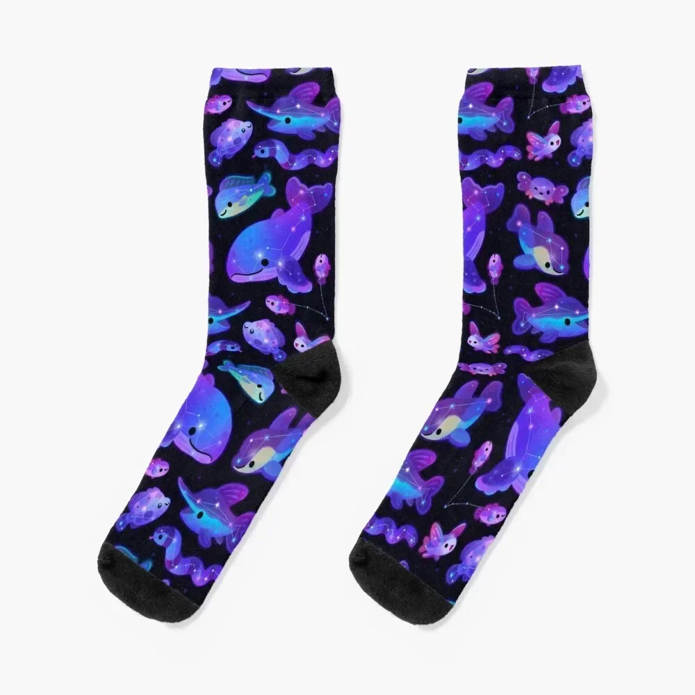 Ocean constellations Socks Stockings compression ankle Socks Female Men's