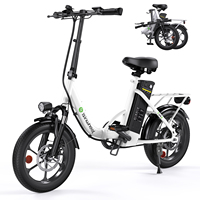 isinwheel U4 City Commuter Adult Electric Bicycle 36V10.4Ah Battery 750W Motor 30km/h Electric Bike 16\