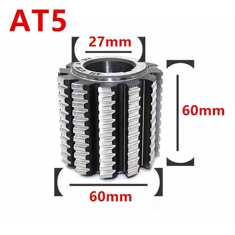 Timing Belt Pulley Hob Cutter AT3 AT5 AT10 AT20 Synchronous Pulley Gear Hobbing High Speed Steel Material