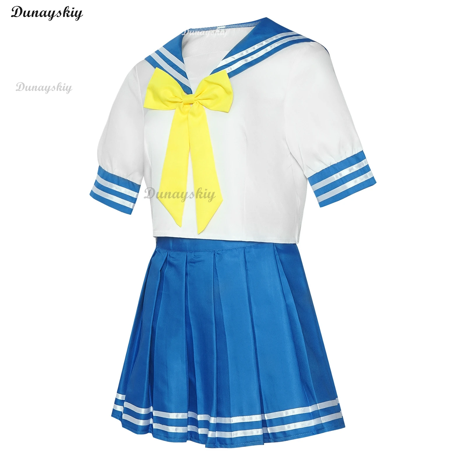 Izumi Konata Cosplay Costume Anime Lucky Star Hiiragi Kagami Cosplay Summer School Uniform Women Cute Party Dress JK Uniform