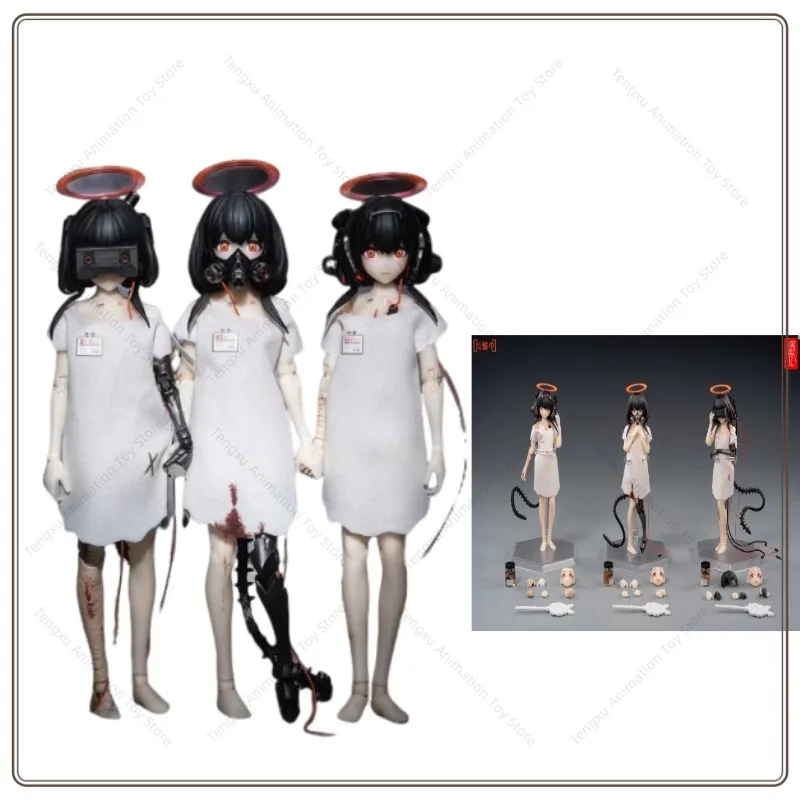 

【В наличии】 Оригинальная ракушка SNAIL 1/12 Three Wise Monkeys BU WEN BU JIAN BU YAN 010203 Мобильный костюм Девушка ПВХ Фигурка