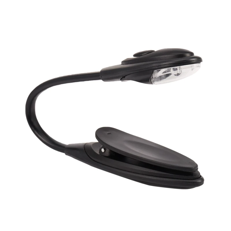 Mini zacisk elastyczny jasny Booklight LED dziennik podróży lampka do czytania białe światło stojak na książkę drobne upominki światła mała lampa stołowa