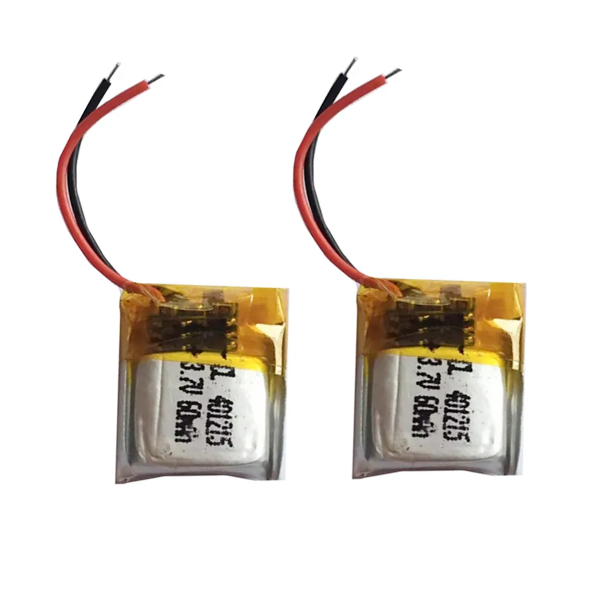 10PCS/Lot 3.7V 60mAh 401215 Lithium Polymer Lipo Rechargeable Battery For Smart Watch MP3 Bluetooth Headset Headphone Recorder