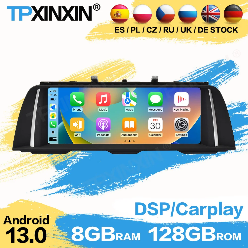 

Умная Система Автомагнитола с Android-экраном для BMW F10 2010 2011 2012, GPS-навигация, стереоприемник, автомагнитола, головное устройство