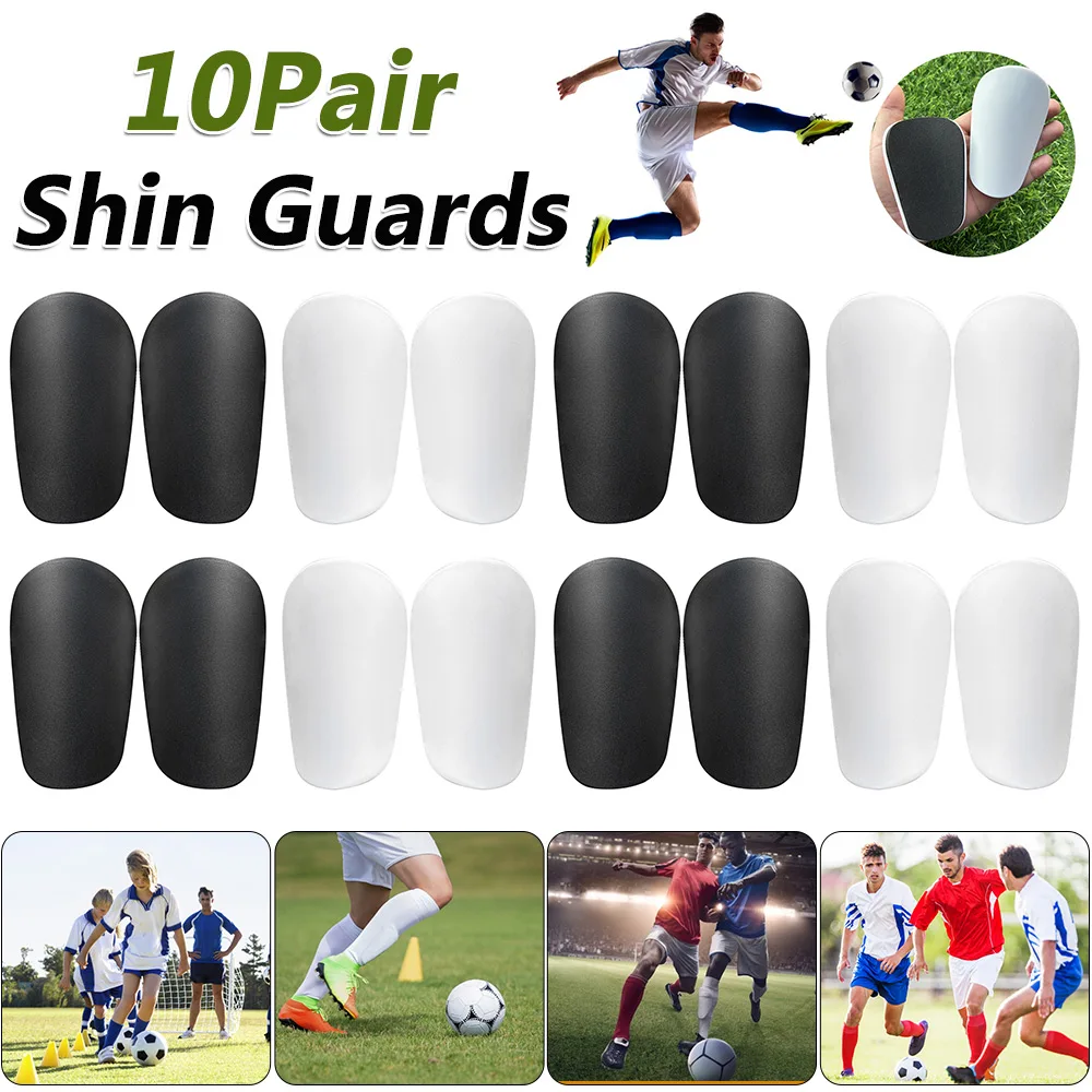 10Pair Soccer Miniature Shin Guard Extra Small Protective Equipment Shin Guards Soccer Shin Guards for Men Women Kids Boys Girls